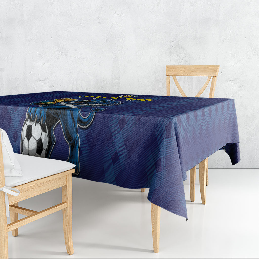 World Football 2026 Scotland Tablecloth Scottish Tartan Cupa na Cruinne Glory