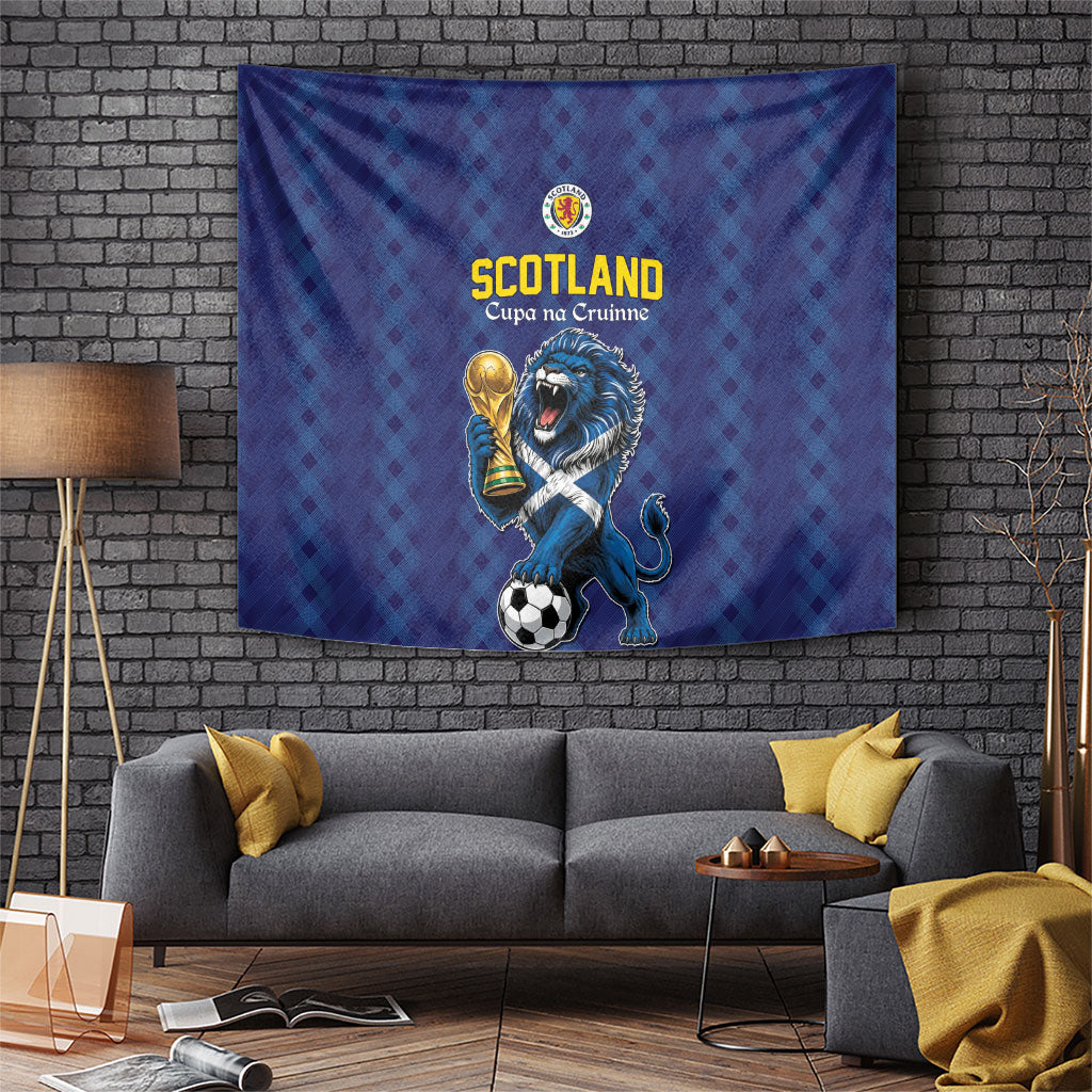 World Football 2026 Scotland Tapestry Scottish Tartan Cupa na Cruinne Glory