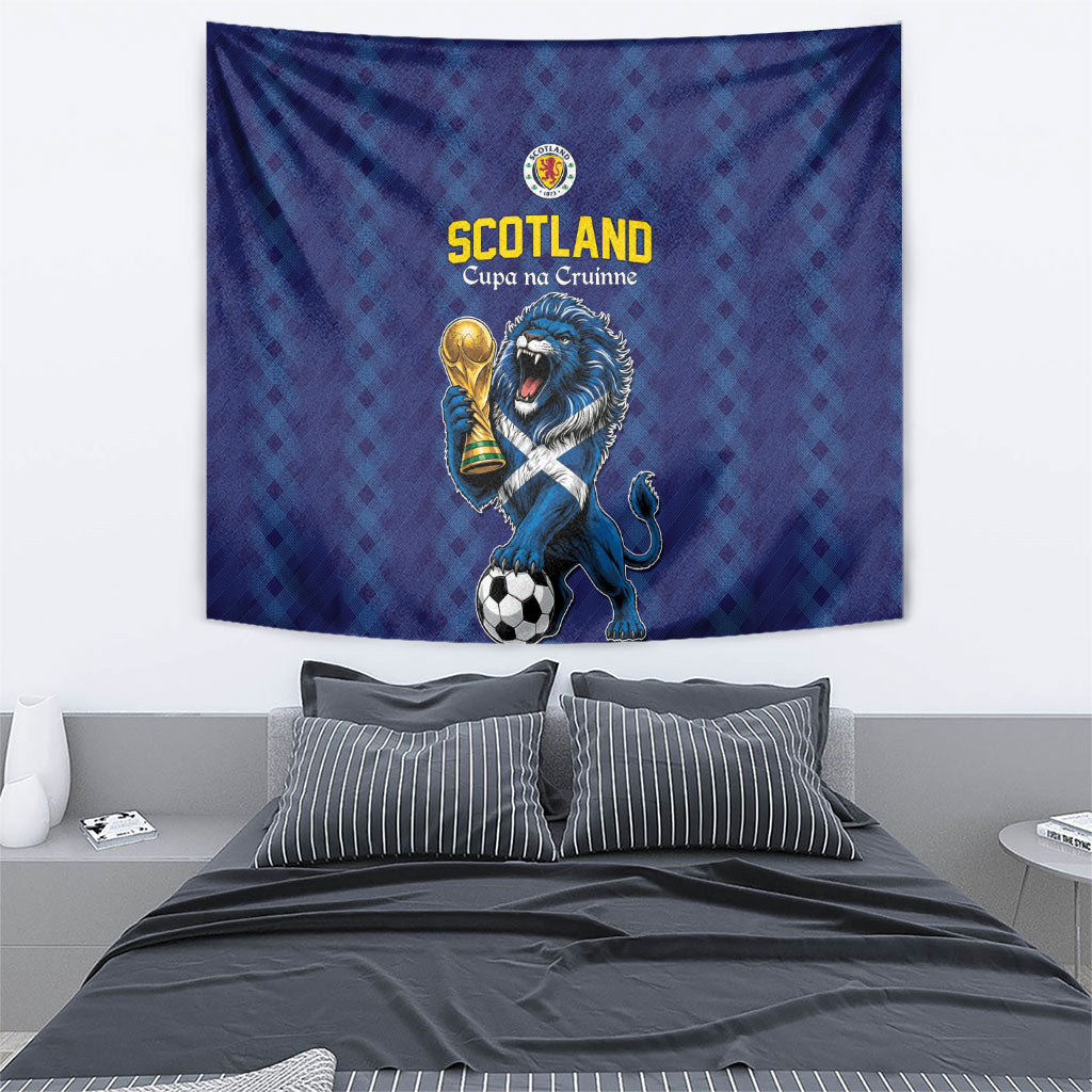 World Football 2026 Scotland Tapestry Scottish Tartan Cupa na Cruinne Glory