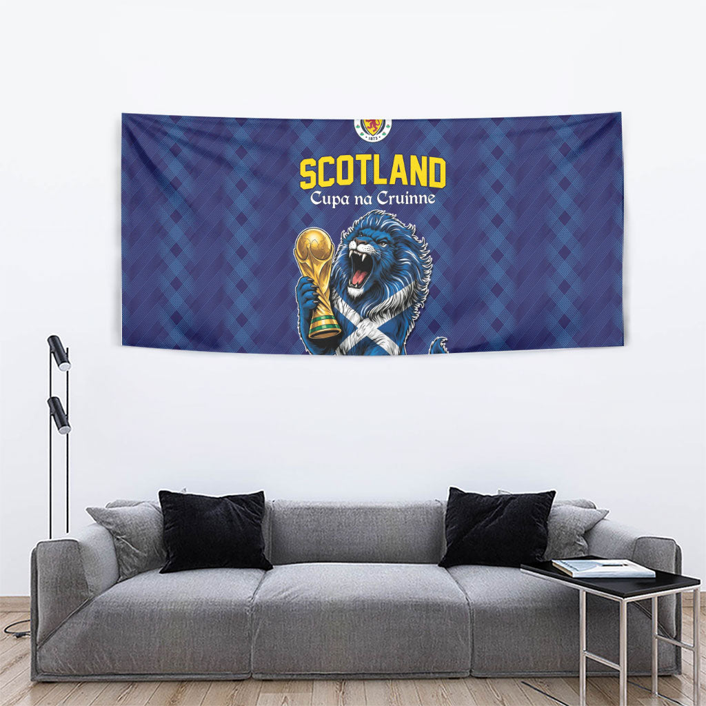 World Football 2026 Scotland Tapestry Scottish Tartan Cupa na Cruinne Glory