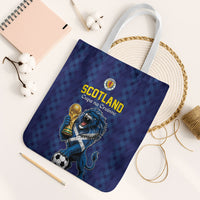World Football 2026 Scotland Tote Bag Scottish Tartan Cupa na Cruinne Glory