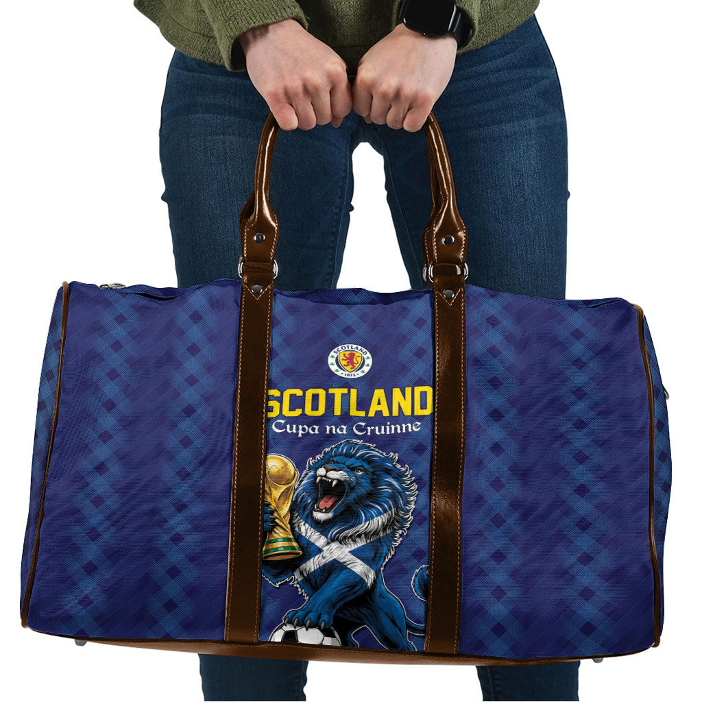 World Football 2026 Scotland Travel Bag Scottish Tartan Cupa na Cruinne Glory