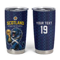 Custom World Football 2026 Scotland Tumbler Cup Scottish Tartan Cupa na Cruinne Glory