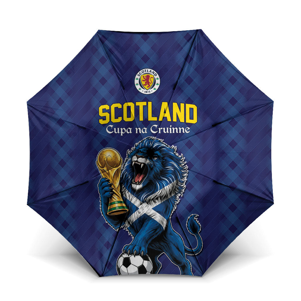 World Football 2026 Scotland Umbrella Scottish Tartan Cupa na Cruinne Glory