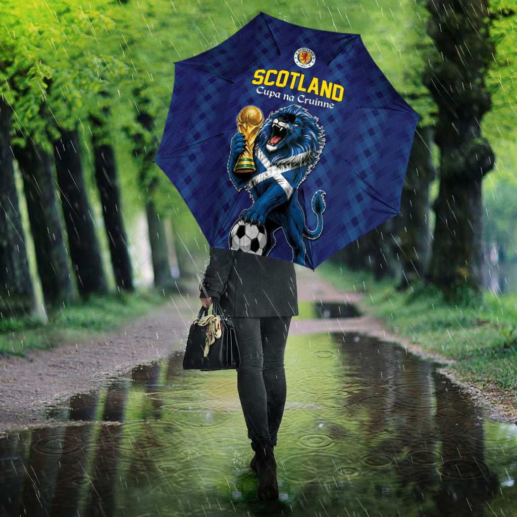 World Football 2026 Scotland Umbrella Scottish Tartan Cupa na Cruinne Glory