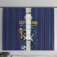 World Football 2026 Scotland Window Curtain Scottish Tartan Cupa na Cruinne Glory