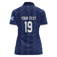 Custom World Football 2026 Scotland Women Polo Shirt Scottish Tartan Cupa na Cruinne Glory