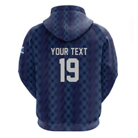 Custom World Football 2026 Scotland Zip Hoodie Scottish Tartan Cupa na Cruinne Glory