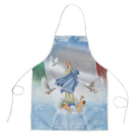 Italy Assumption Of Mary Apron Blessed Virgin Mary Angel And Dove - Wonder Print Shop