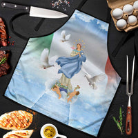 Italy Assumption Of Mary Apron Blessed Virgin Mary Angel And Dove - Wonder Print Shop