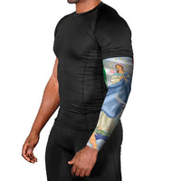 Italy Assumption Of Mary Arm Sleeves Blessed Virgin Mary Angel And Dove - Wonder Print Shop