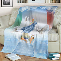 Italy Assumption Of Mary Blanket Blessed Virgin Mary Angel And Dove - Wonder Print Shop