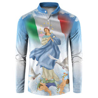 Italy Assumption Of Mary Button Sweatshirt Blessed Virgin Mary Angel And Dove LT19