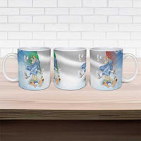 Italy Assumption Of Mary Ceramic Mug Blessed Virgin Mary Angel And Dove - Wonder Print Shop