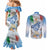 Italy Assumption Of Mary Couples Matching Mermaid Dress and Long Sleeve Button Shirt Blessed Virgin Mary Angel And Dove LT19