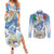 Italy Assumption Of Mary Couples Matching Summer Maxi Dress and Long Sleeve Button Shirt Blessed Virgin Mary Angel And Dove LT19