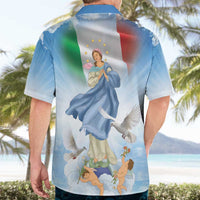 Italy Assumption Of Mary Hawaiian Shirt Blessed Virgin Mary Angel And Dove LT19
