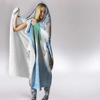 Italy Assumption Of Mary Hooded Blanket Blessed Virgin Mary Angel And Dove - Wonder Print Shop