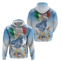 Italy Assumption Of Mary Hoodie Blessed Virgin Mary Angel And Dove LT19