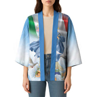 Italy Assumption Of Mary Kimono Blessed Virgin Mary Angel And Dove - Wonder Print Shop