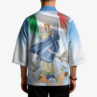 Italy Assumption Of Mary Kimono Blessed Virgin Mary Angel And Dove - Wonder Print Shop