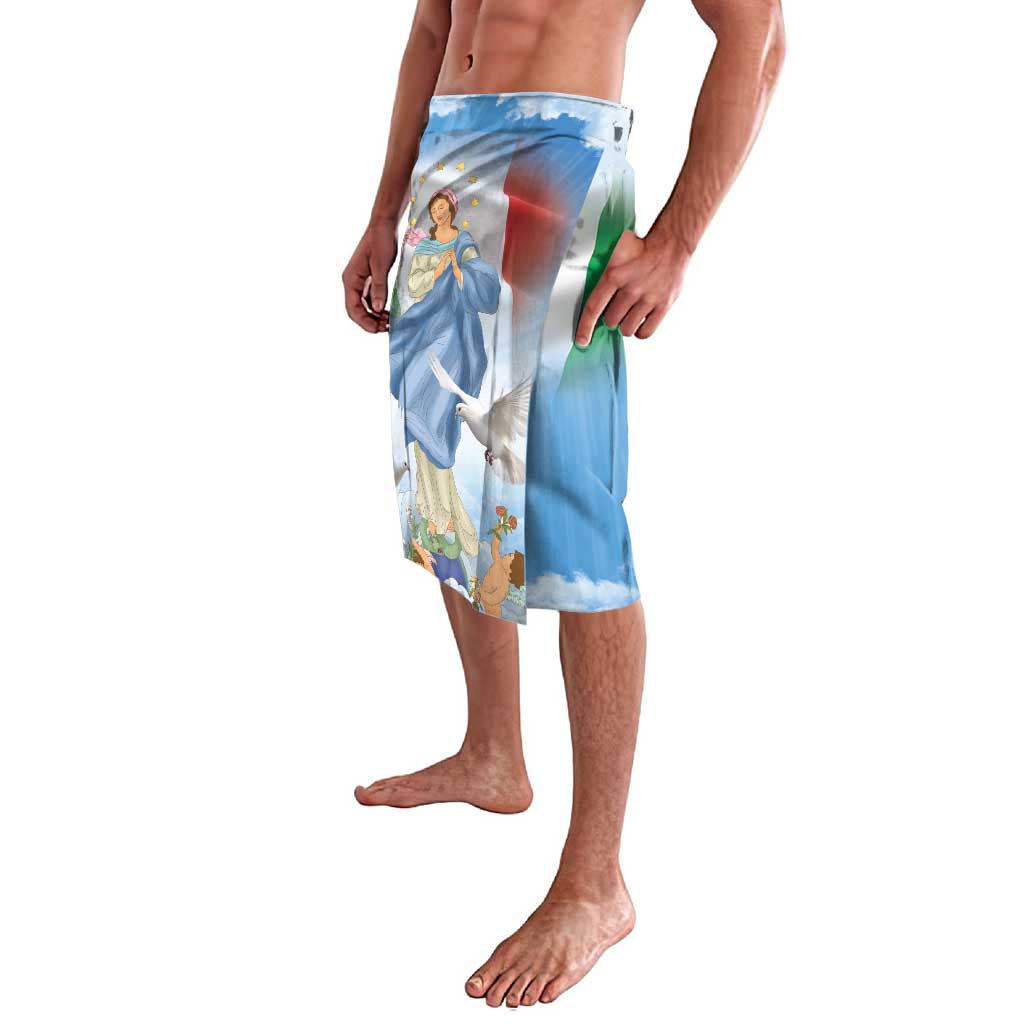 Italy Assumption Of Mary Lavalava Blessed Virgin Mary Angel And Dove LT19