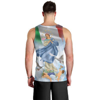 Italy Assumption Of Mary Men Tank Top Blessed Virgin Mary Angel And Dove LT19
