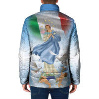 Italy Assumption Of Mary Padded Jacket Blessed Virgin Mary Angel And Dove - Wonder Print Shop