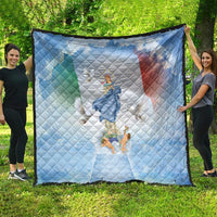 Italy Assumption Of Mary Quilt Blessed Virgin Mary Angel And Dove - Wonder Print Shop