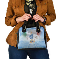 Italy Assumption Of Mary Shoulder Handbag Blessed Virgin Mary Angel And Dove - Wonder Print Shop