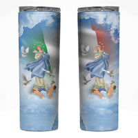 Italy Assumption Of Mary Skinny Tumbler Blessed Virgin Mary Angel And Dove - Wonder Print Shop