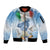Italy Assumption Of Mary Sleeve Zip Bomber Jacket Blessed Virgin Mary Angel And Dove LT19