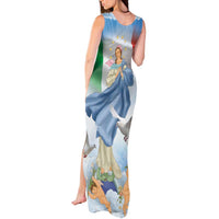 Italy Assumption Of Mary Tank Maxi Dress Blessed Virgin Mary Angel And Dove LT19