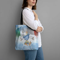 Italy Assumption Of Mary Tote Bag Blessed Virgin Mary Angel And Dove - Wonder Print Shop