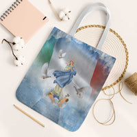 Italy Assumption Of Mary Tote Bag Blessed Virgin Mary Angel And Dove - Wonder Print Shop