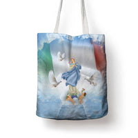 Italy Assumption Of Mary Tote Bag Blessed Virgin Mary Angel And Dove - Wonder Print Shop