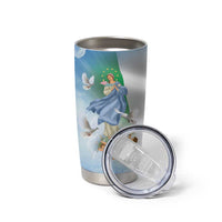 Italy Assumption Of Mary Tumbler Cup Blessed Virgin Mary Angel And Dove - Wonder Print Shop