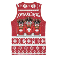 Saint Bernard Dog Switzerland Christmas Basketball Jersey - Wonder Print Shop
