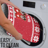 Saint Bernard Dog Switzerland Christmas Bathroom Set - Wonder Print Shop