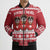 Saint Bernard Dog Switzerland Christmas Bomber Puffer Jacket - Wonder Print Shop