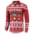 Saint Bernard Dog Switzerland Christmas Button Sweatshirt - Wonder Print Shop