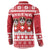 Saint Bernard Dog Switzerland Christmas Button Sweatshirt - Wonder Print Shop