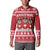 Saint Bernard Dog Switzerland Christmas Button Sweatshirt - Wonder Print Shop