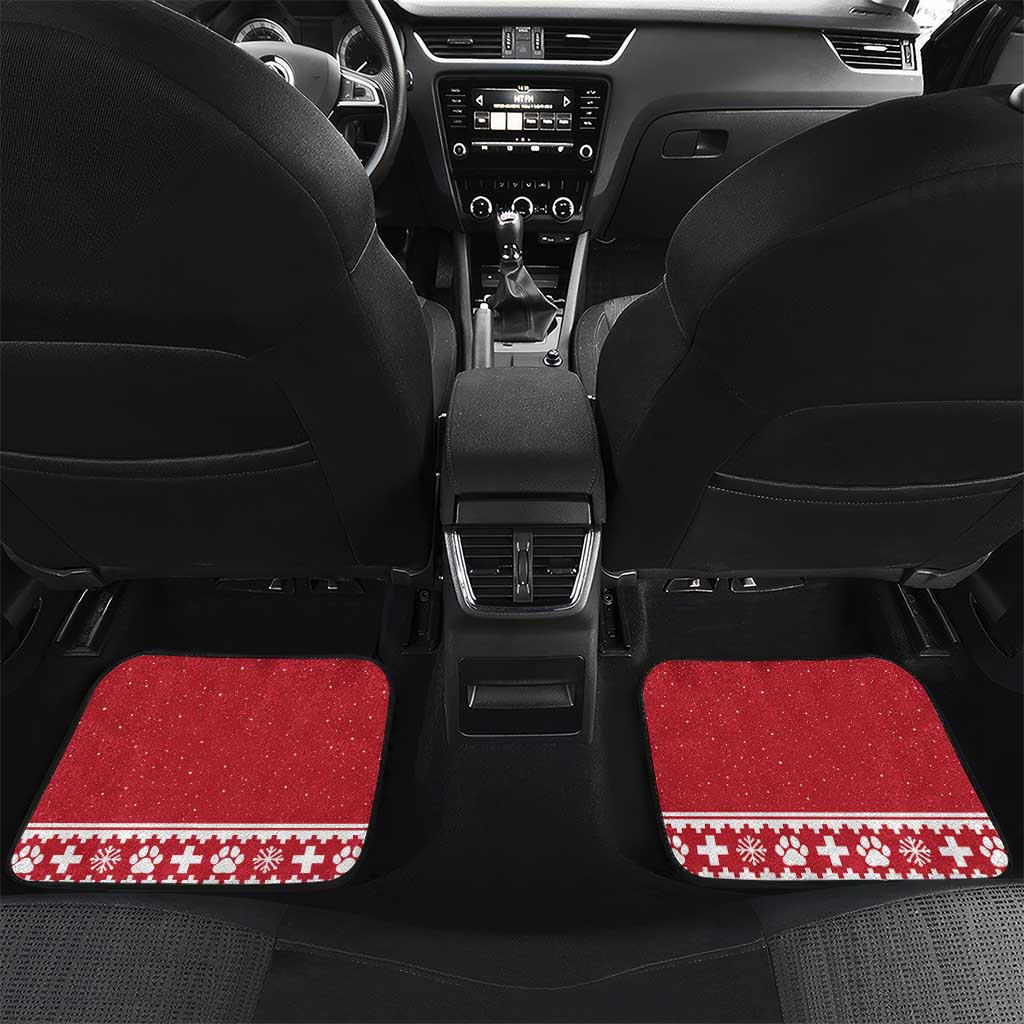 Saint Bernard Dog Switzerland Christmas Car Mats - Wonder Print Shop