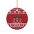 Saint Bernard Dog Switzerland Christmas Ceramic Ornament - Wonder Print Shop