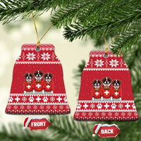 Saint Bernard Dog Switzerland Christmas Ceramic Ornament - Wonder Print Shop