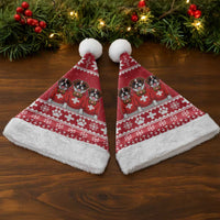 Saint Bernard Dog Switzerland Christmas Santa Hat - Wonder Print Shop