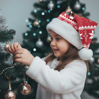 Saint Bernard Dog Switzerland Christmas Santa Hat - Wonder Print Shop