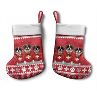 Saint Bernard Dog Switzerland Christmas Christmas Stocking - Wonder Print Shop