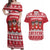 Saint Bernard Dog Switzerland Christmas Couples Matching Off Shoulder Maxi Dress and Hawaiian Shirt - Wonder Print Shop